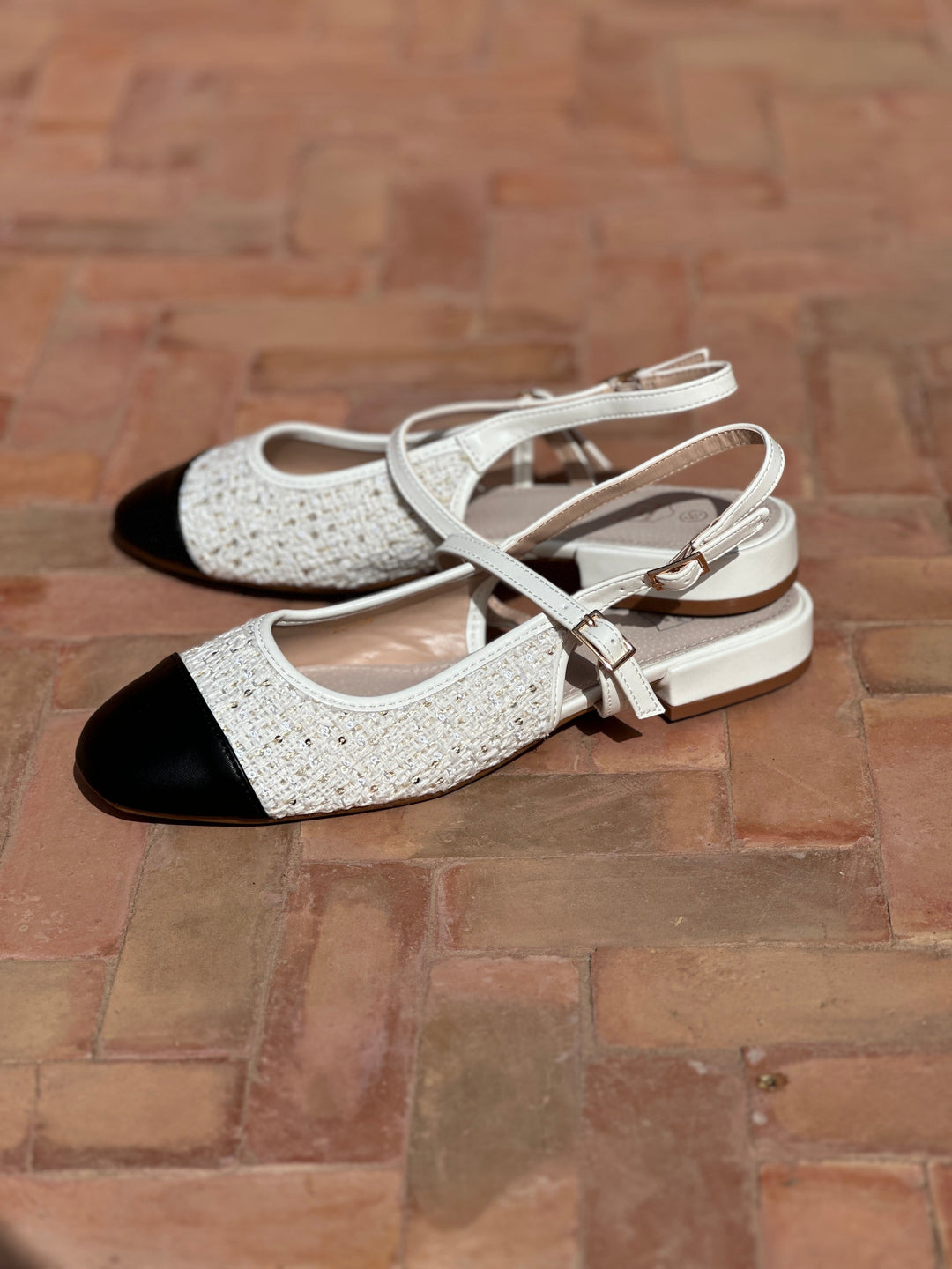 Maria™ | Tweed Slingbacks
