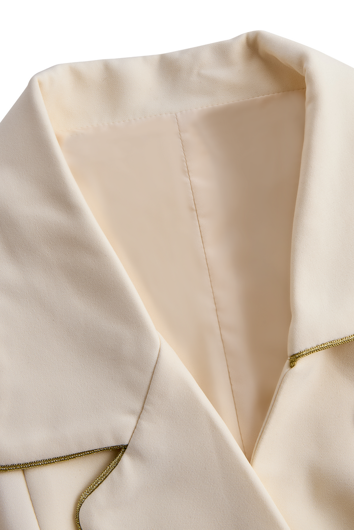 Maeve | White Sleeveless Blazer