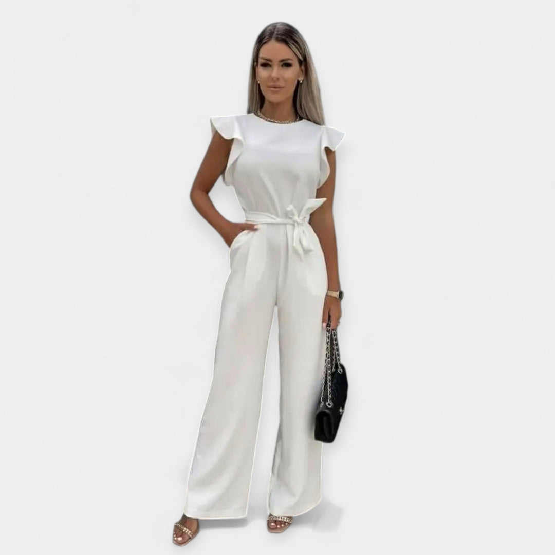 Elegant Belted Jumpsuit