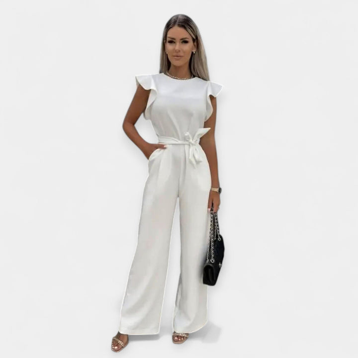 Elegant Belted Jumpsuit