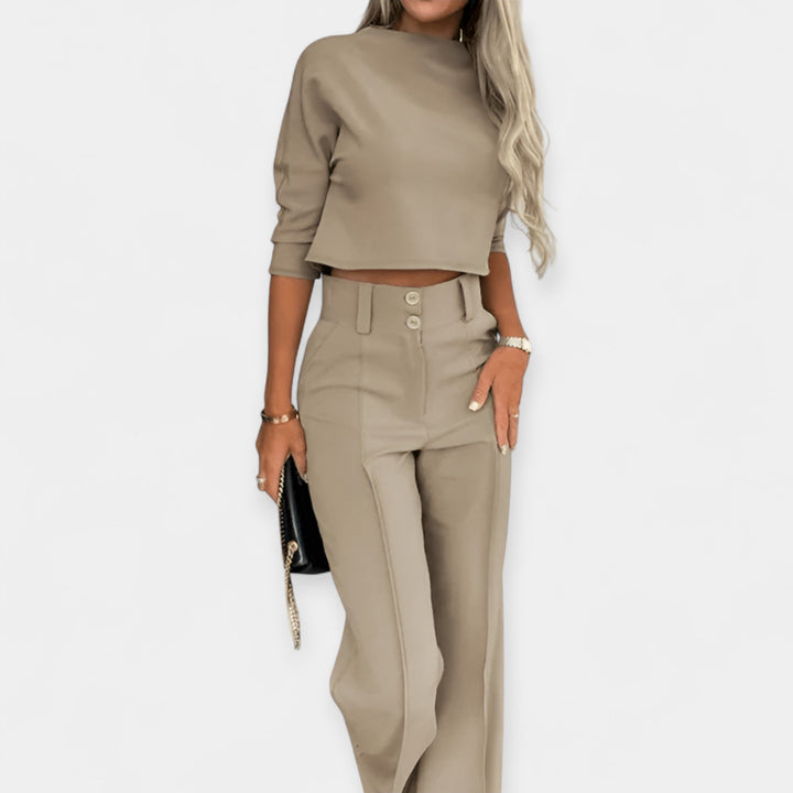 Crop Top & Pants Set