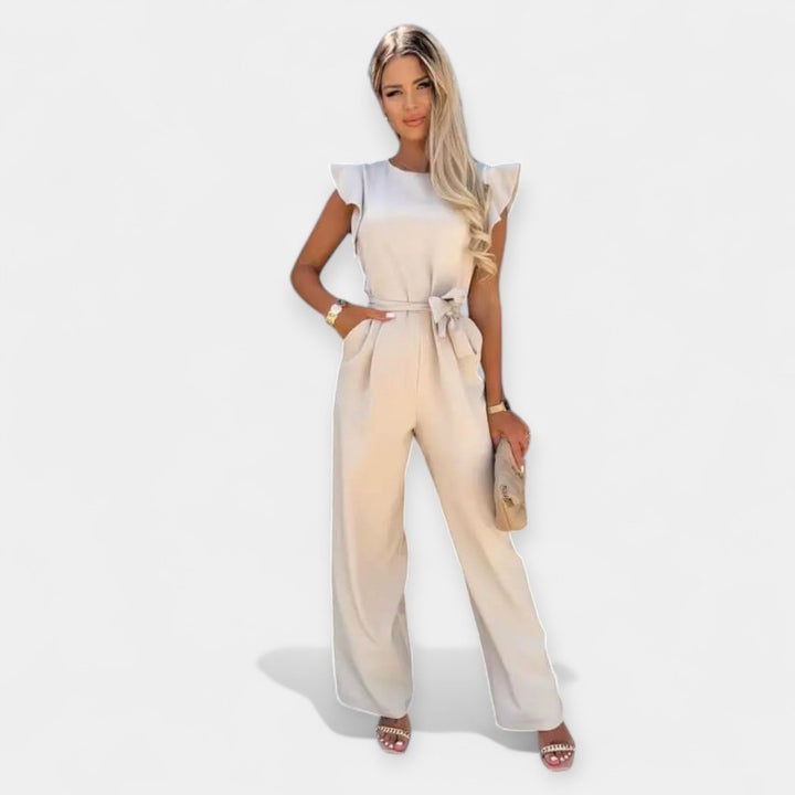 Elegant Belted Jumpsuit
