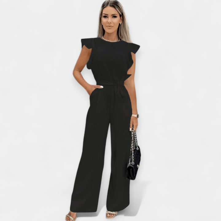 Elegant Belted Jumpsuit
