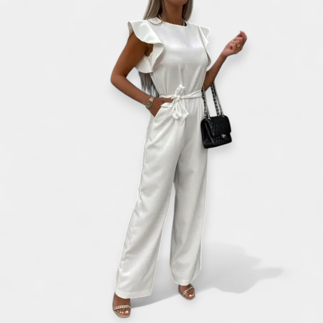 Elegant Belted Jumpsuit