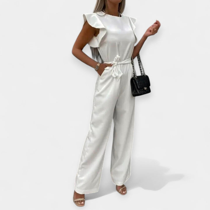 Elegant Belted Jumpsuit