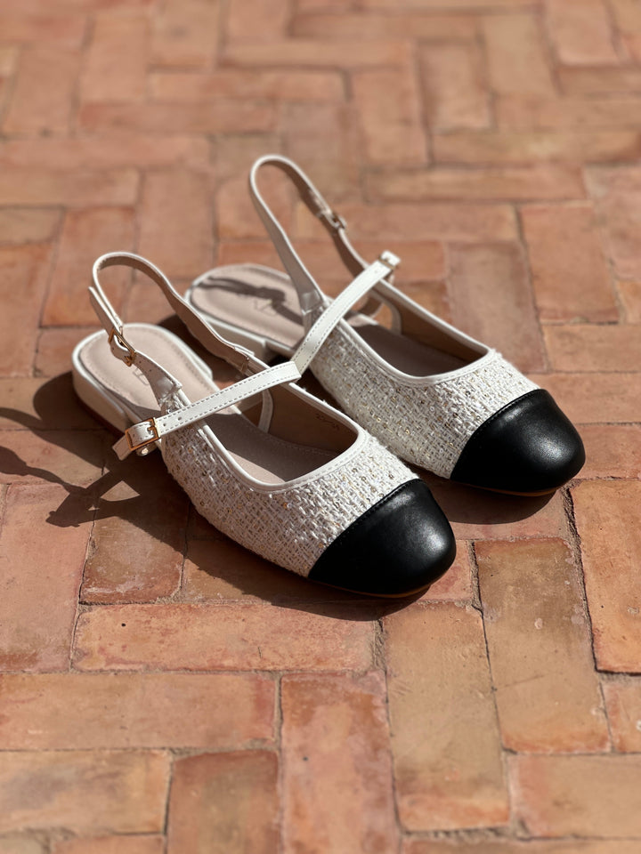 Maria™ | Tweed Slingbacks
