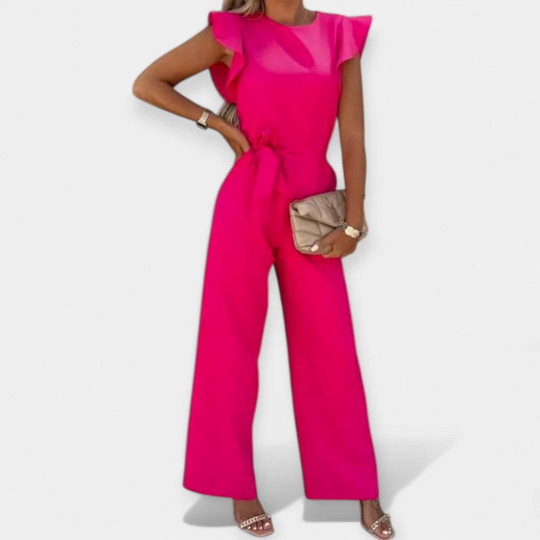 Elegant Belted Jumpsuit