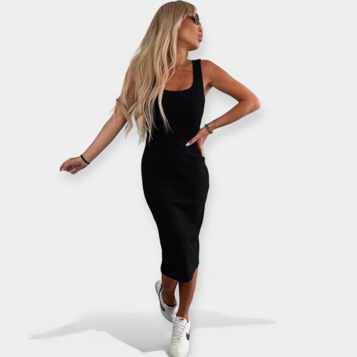 Ribbed Dress & Jacket Set