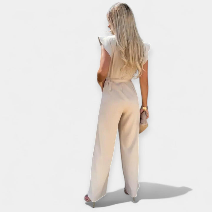 Elegant Belted Jumpsuit