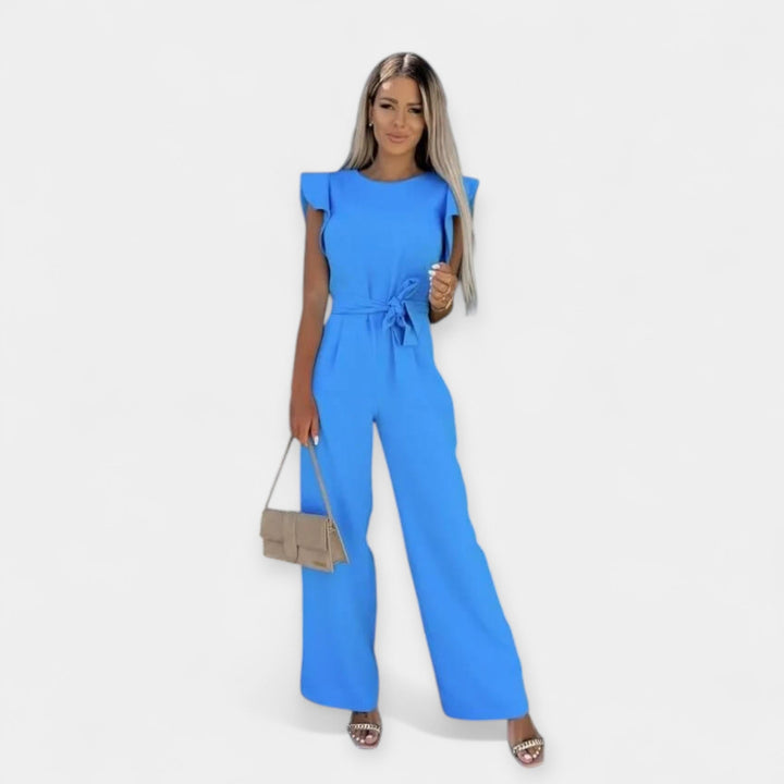 Elegant Belted Jumpsuit