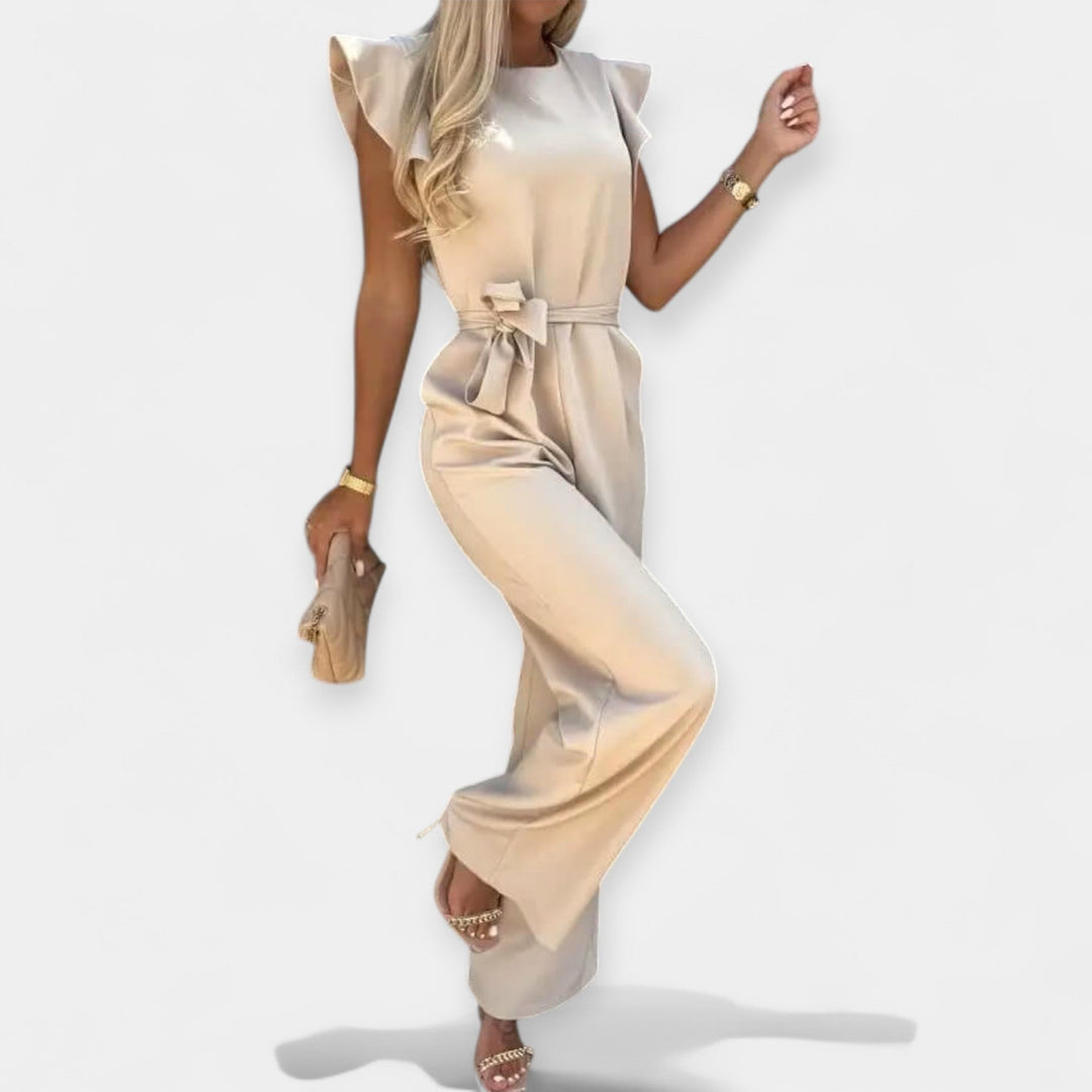 Elegant Belted Jumpsuit