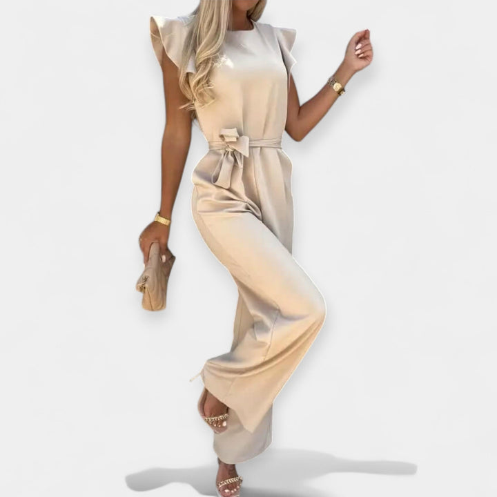 Elegant Belted Jumpsuit