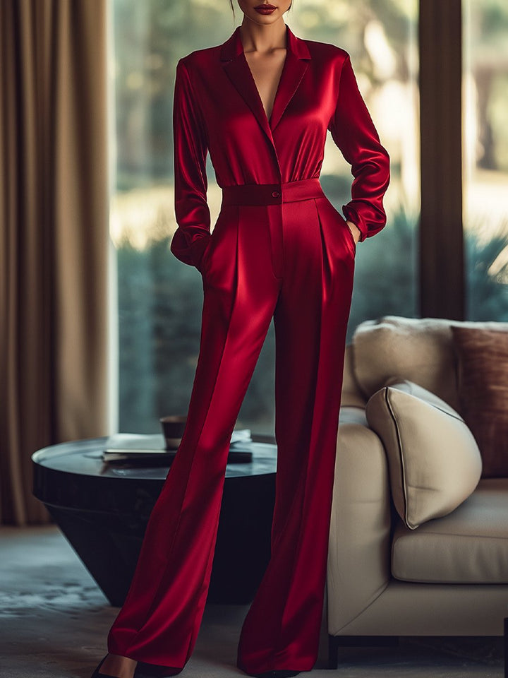 Chloë | Luxurious  Satin Jumpsuit