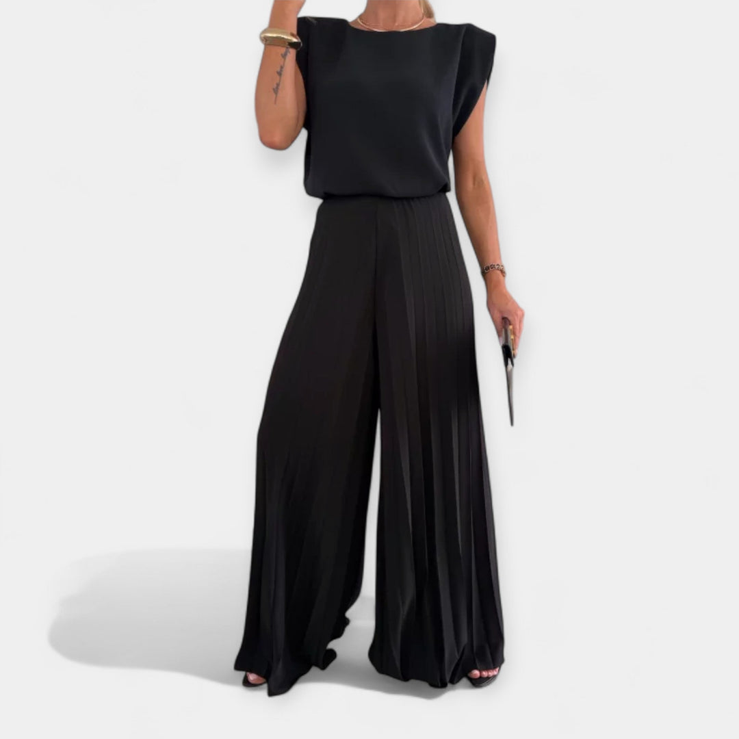 Sleeveless Top & Pants Set