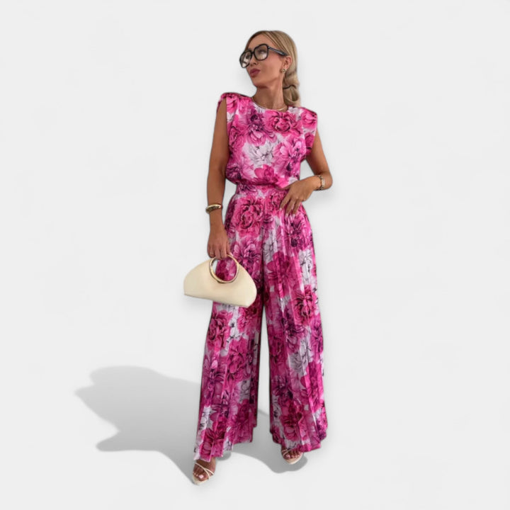 Sleeveless Top & Pants Set