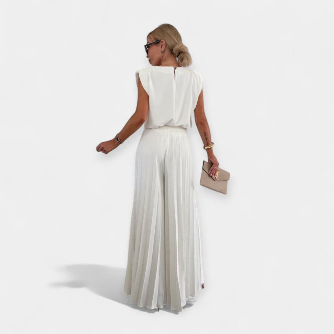 Sleeveless Top & Pants Set