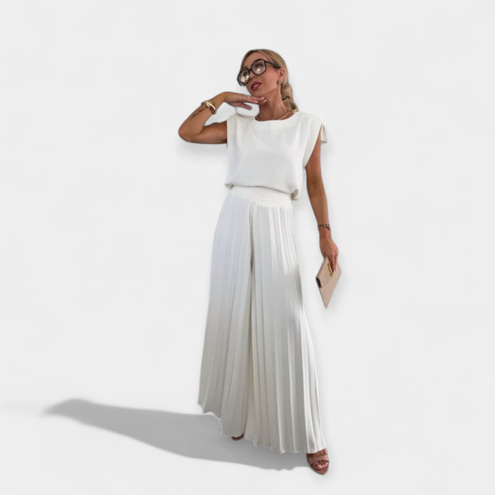 Sleeveless Top & Pants Set